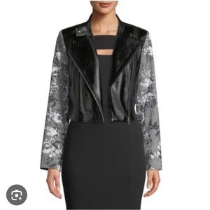 Rachel Roy Moto Jacket vegan leather biker jacket
